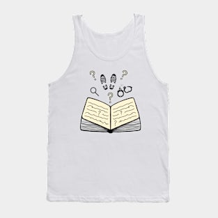 Reading Books Lover Mystery Books Tank Top